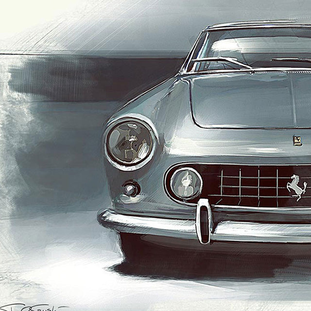 Fall into Tad Orlowski’s Lush Paintings of Classic Cars