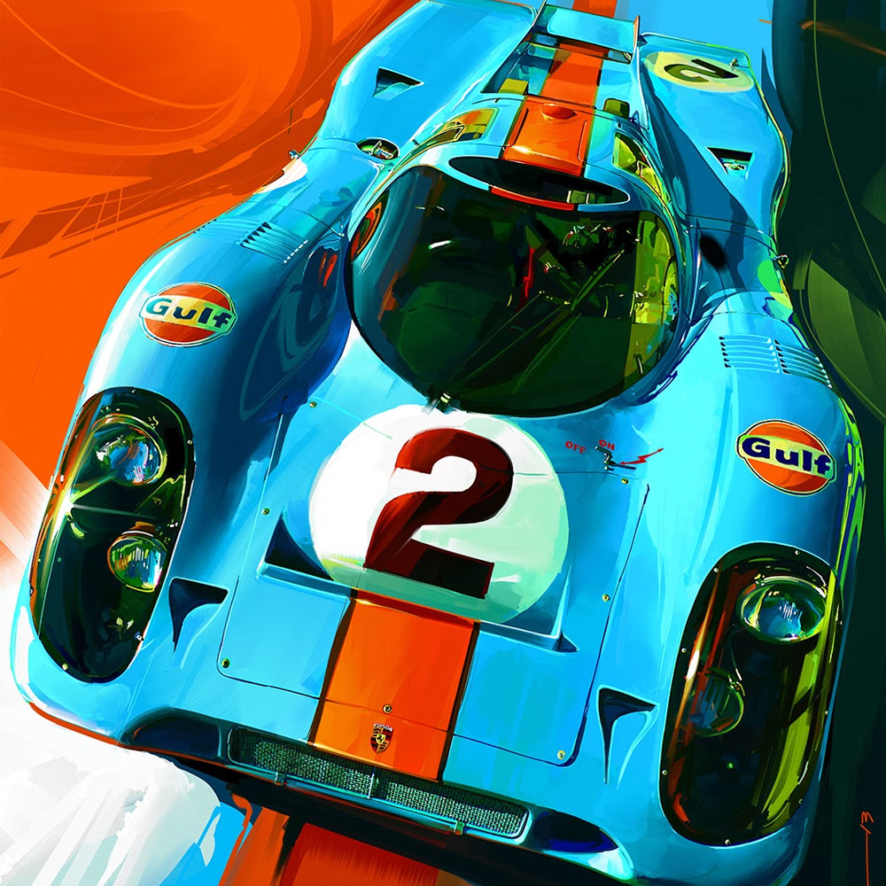 Hyundai Designer Paints Dynamic, Energetic Art