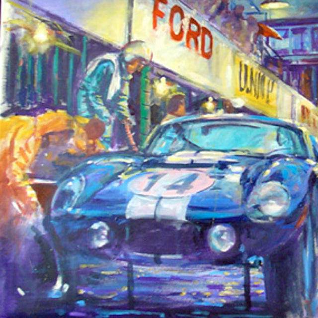 Iconic Racing Scenes Come Alive in Art by Andrew Mcgeachy