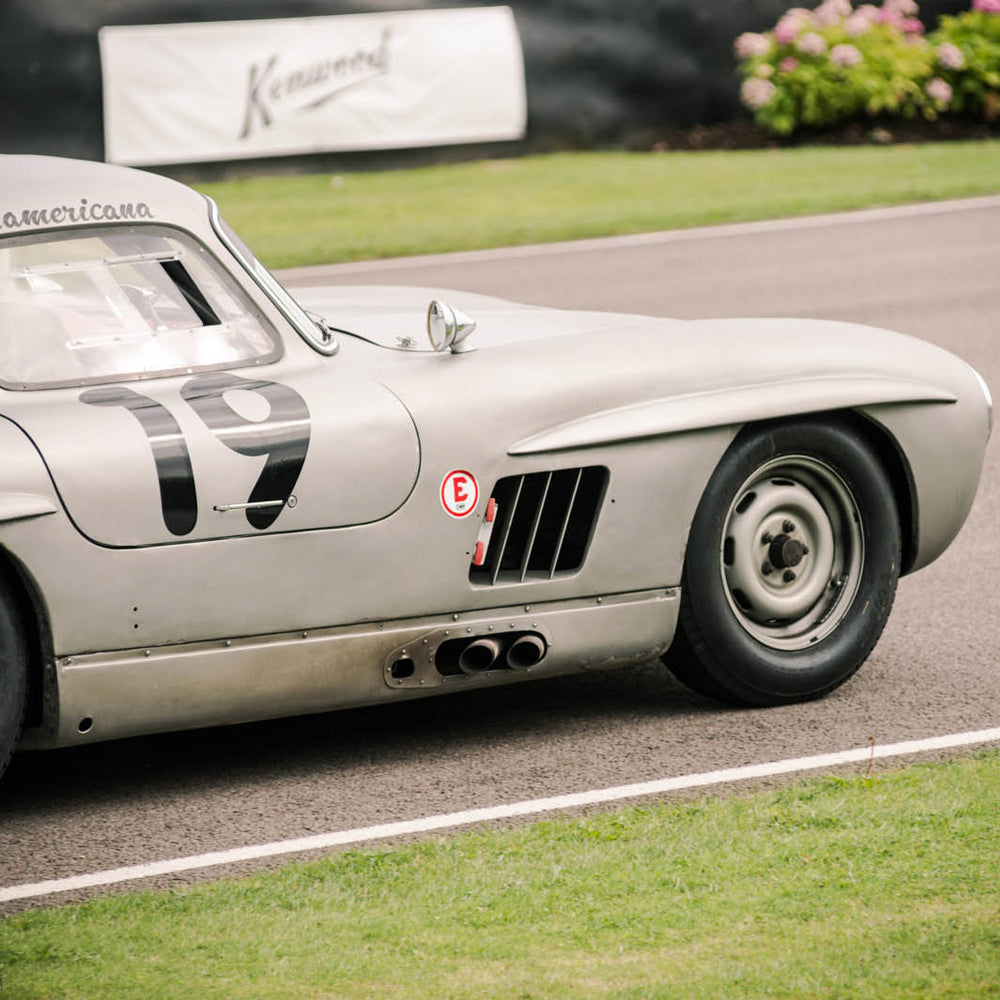 The Mercedes-Benz 300SL Gullwing Nears the Ceiling