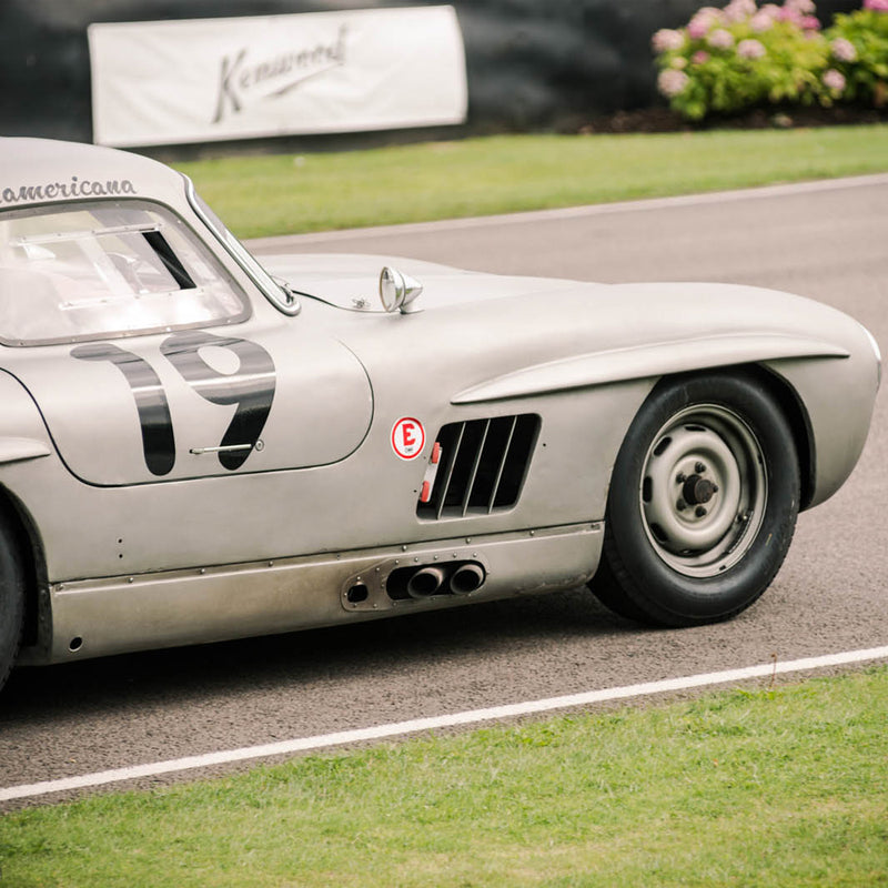 The Mercedes-Benz 300SL Gullwing Nears the Ceiling