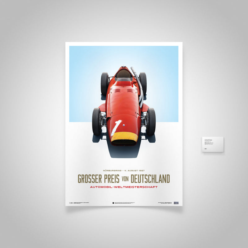 The Maserati 250F 1957 German Grand Prix Champion Poster Is Now Available In The speedarticle Shop