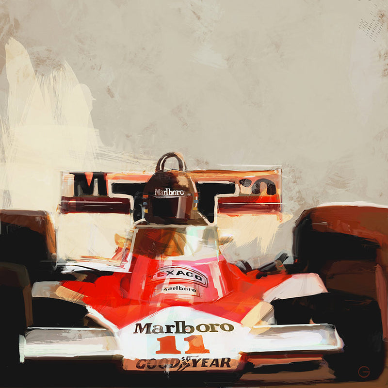 Motorsports Artist Brings the Thrill of the Track to Canvas