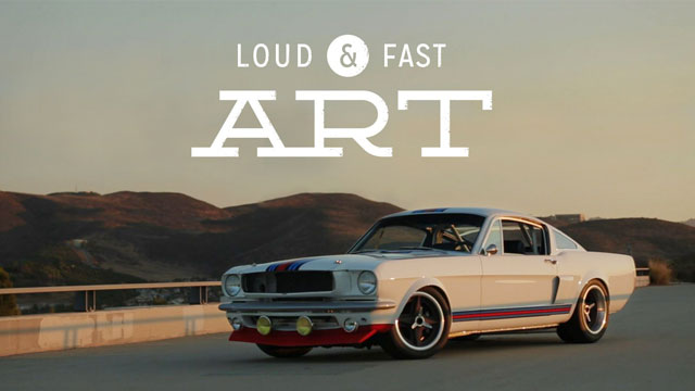 The Martini Mustang Is Loud & Fast Art
