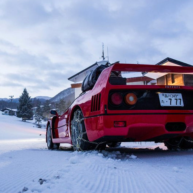 Red Bull Filmed An F40 Rallying Through Japanese Snow Because Of Course It Did