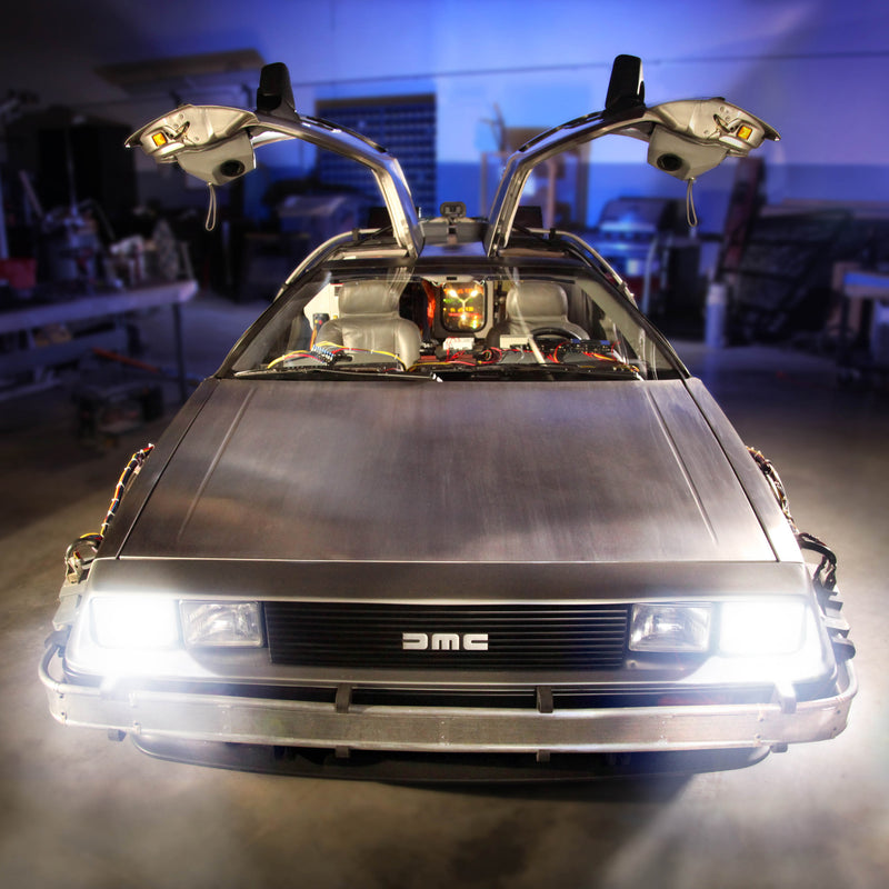 The Back To The Future DeLorean Now Lives At The Petersen Museum