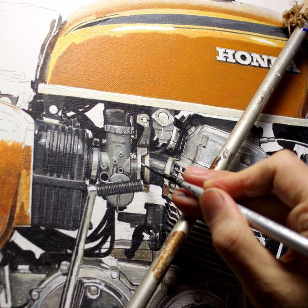 These Motorcycle Pics, Err, Paintings are Incredible