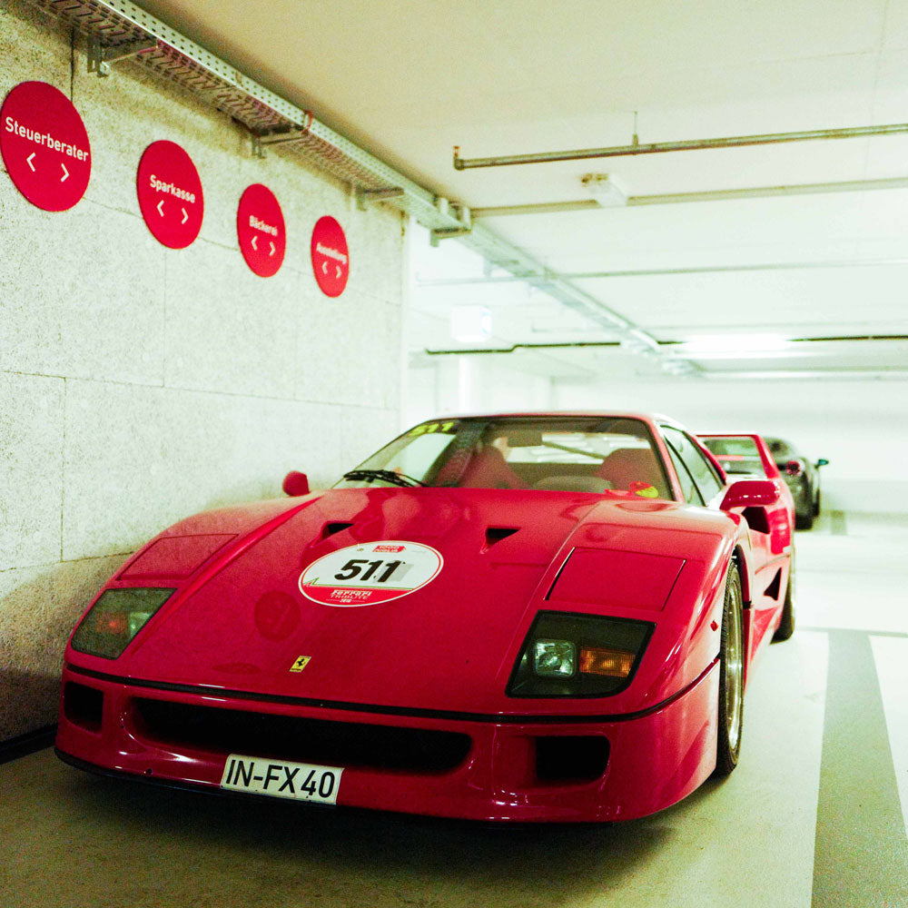 This F40 Is Just Hanging Out In A Garage In Ingolstadt