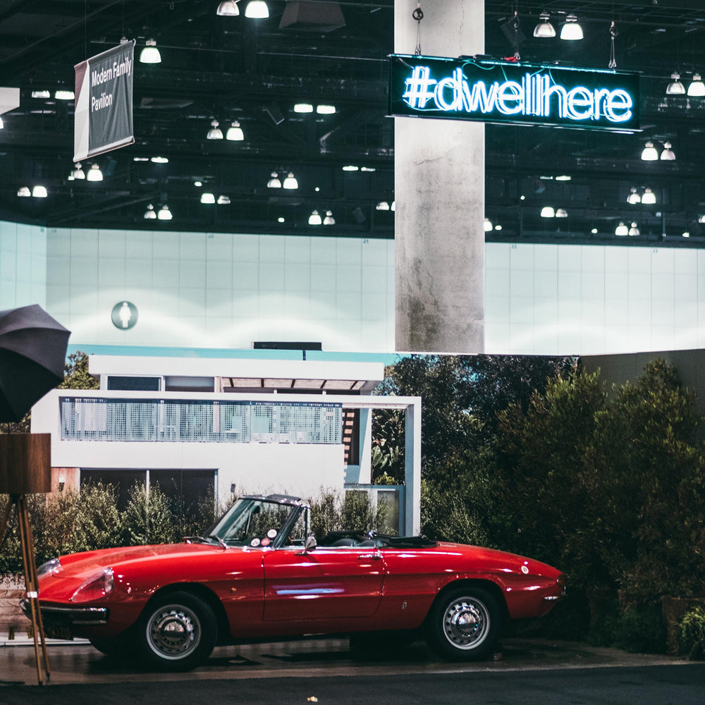 We Sent This Alfa Romeo Duetto to LA's Dwell On Design Event As A Live Photobooth