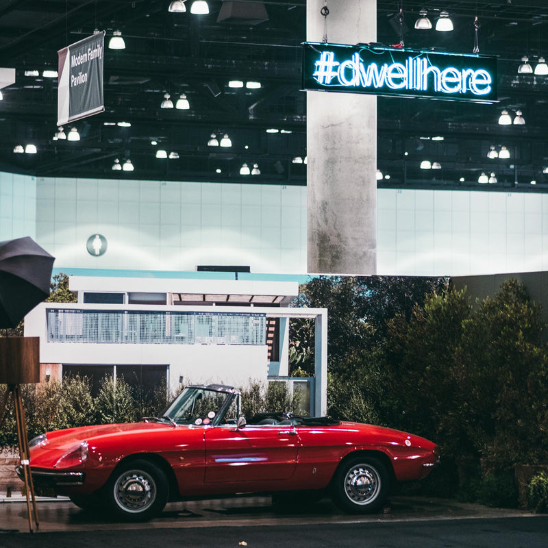 We Sent This Alfa Romeo Duetto to LA's Dwell On Design Event As A Live Photobooth