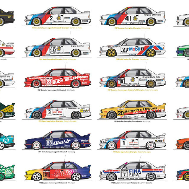Your Favorite Race Cars Artfully Defined