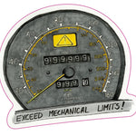 Exceed Mechanical Limits Sticker