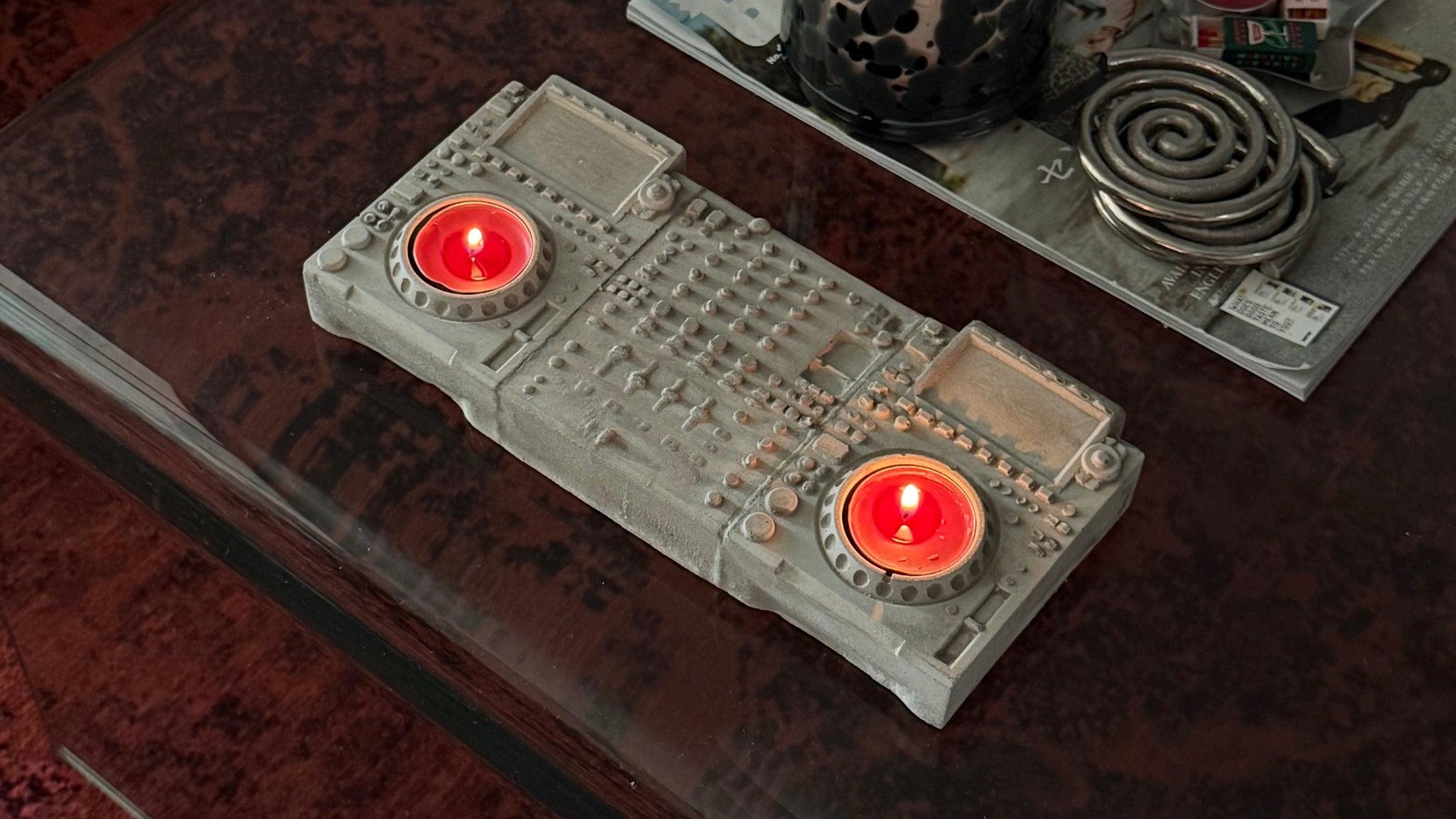 CDJ Candle Holder