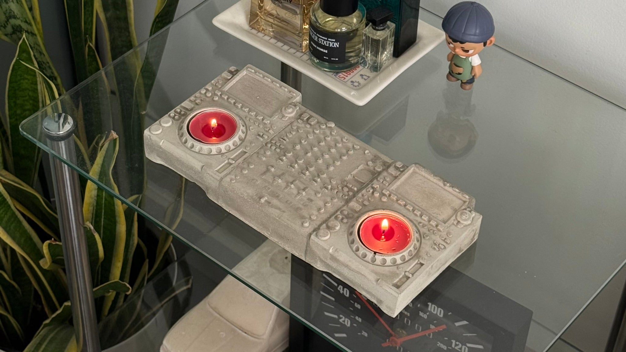 CDJ Candle Holder