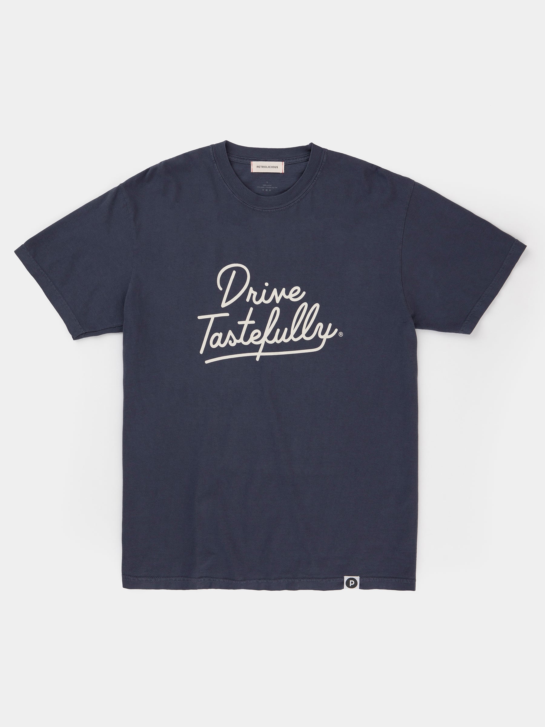Drive Tastefully Tee - Navy