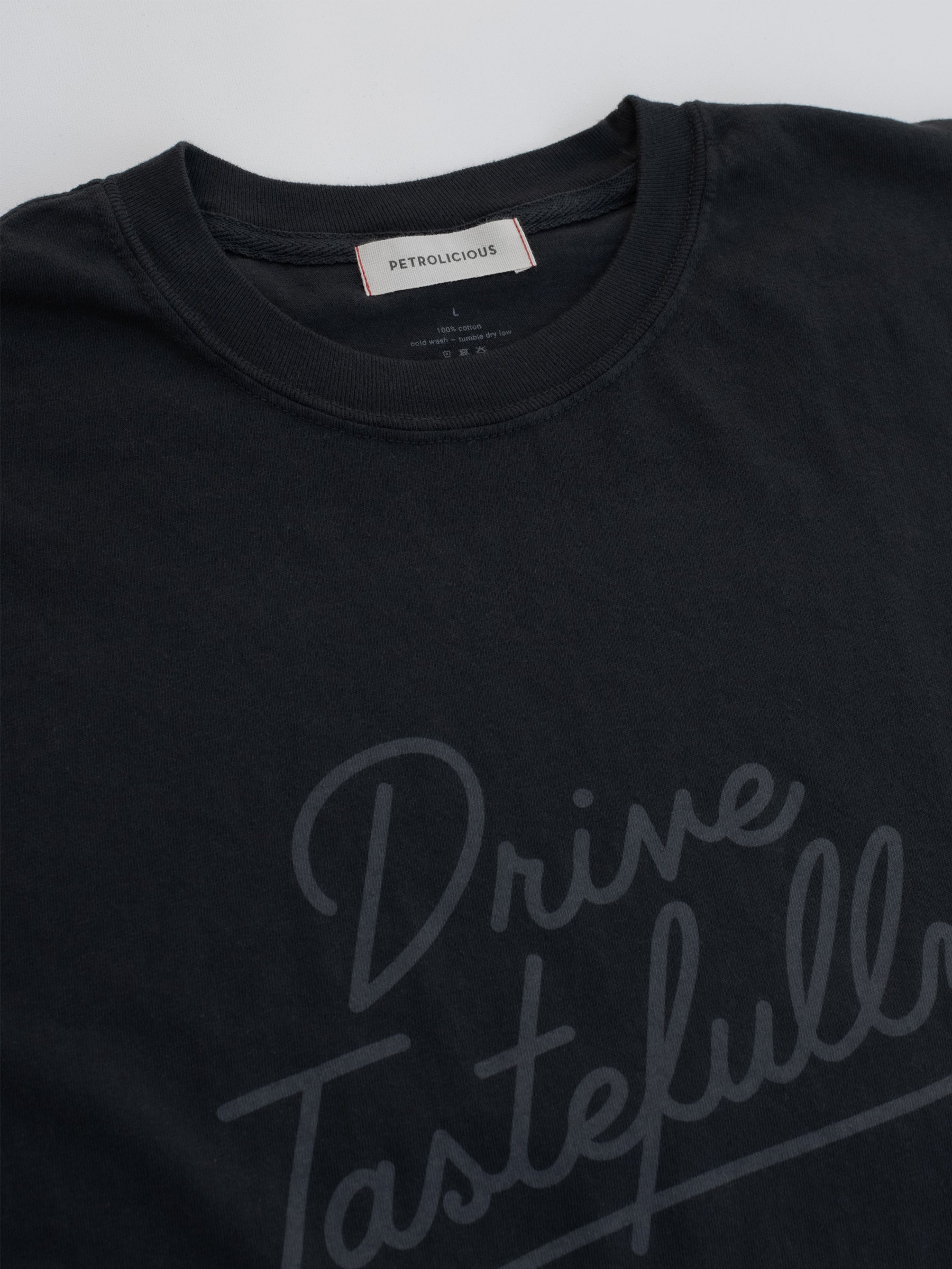Drive Tastefully Tee - Black