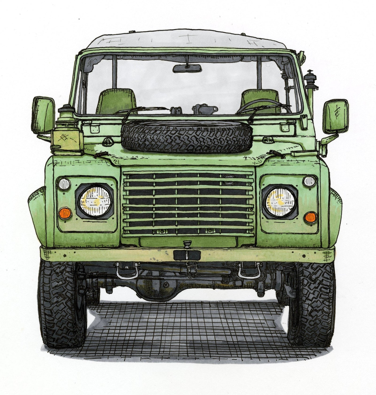 Land Rover Defender Sticker
