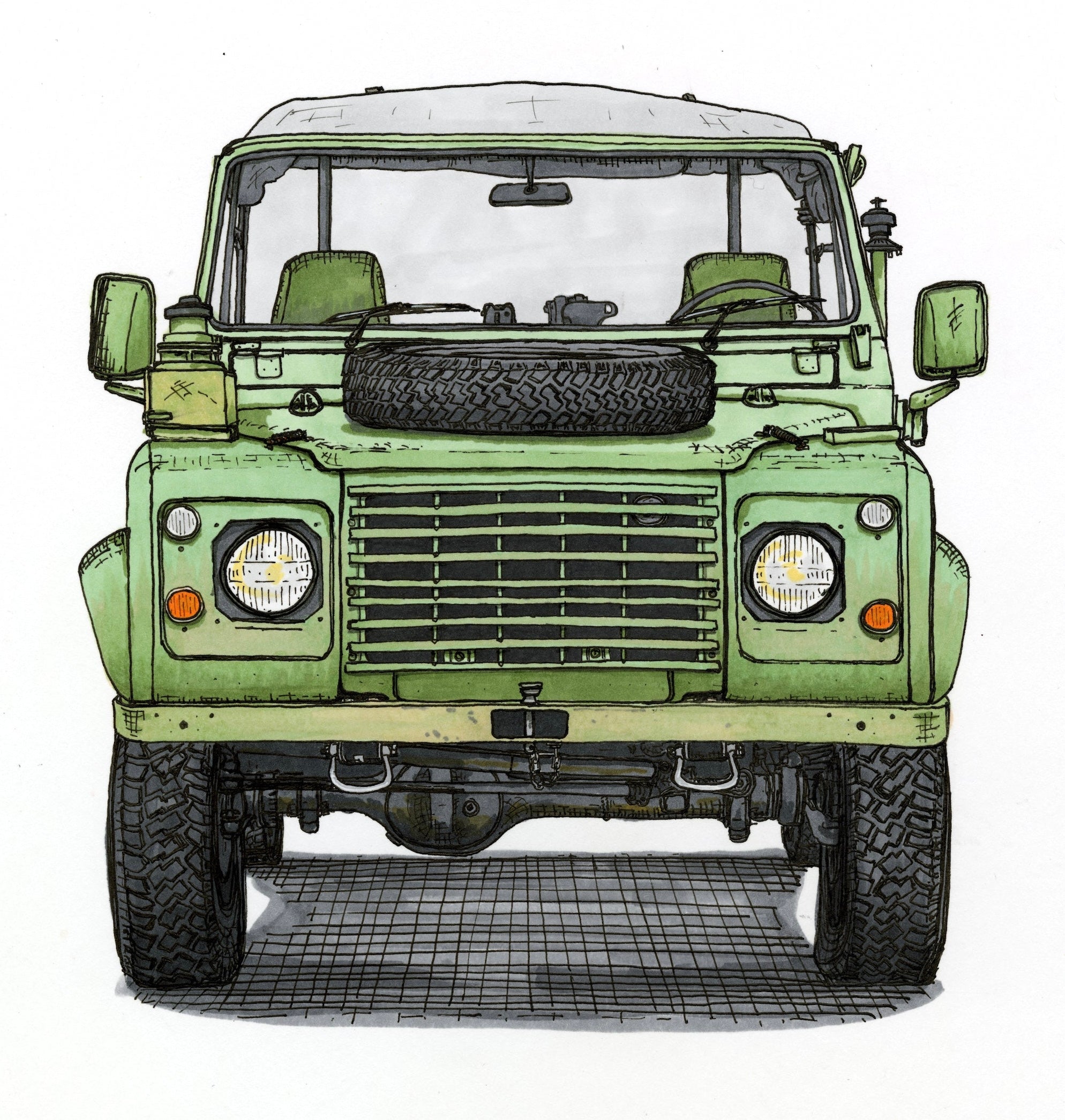 Land Rover Defender Sticker