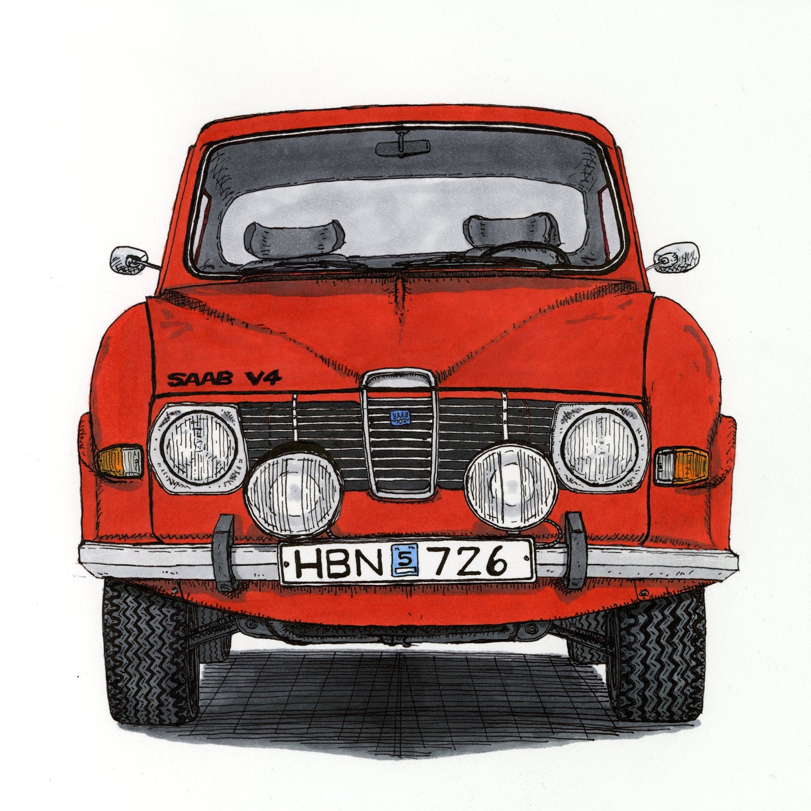 Saab 96 V4 ORIGINAL