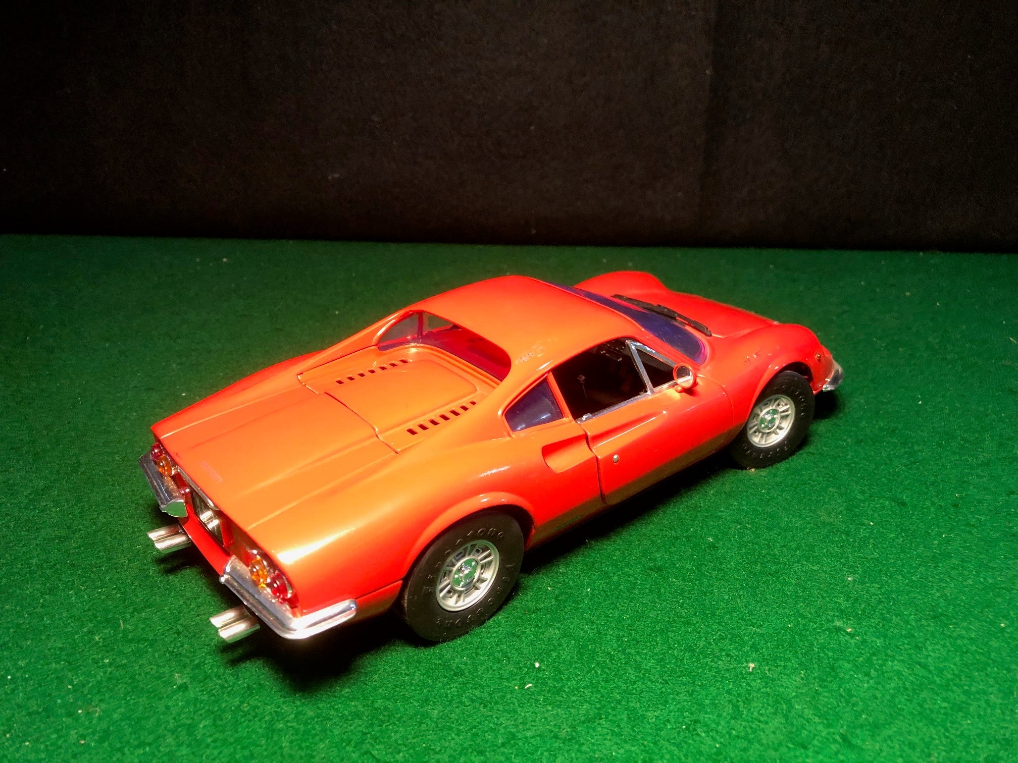 Ferrari Dino 246GT Red/Black by Anson 1:18 (30301)(No box)