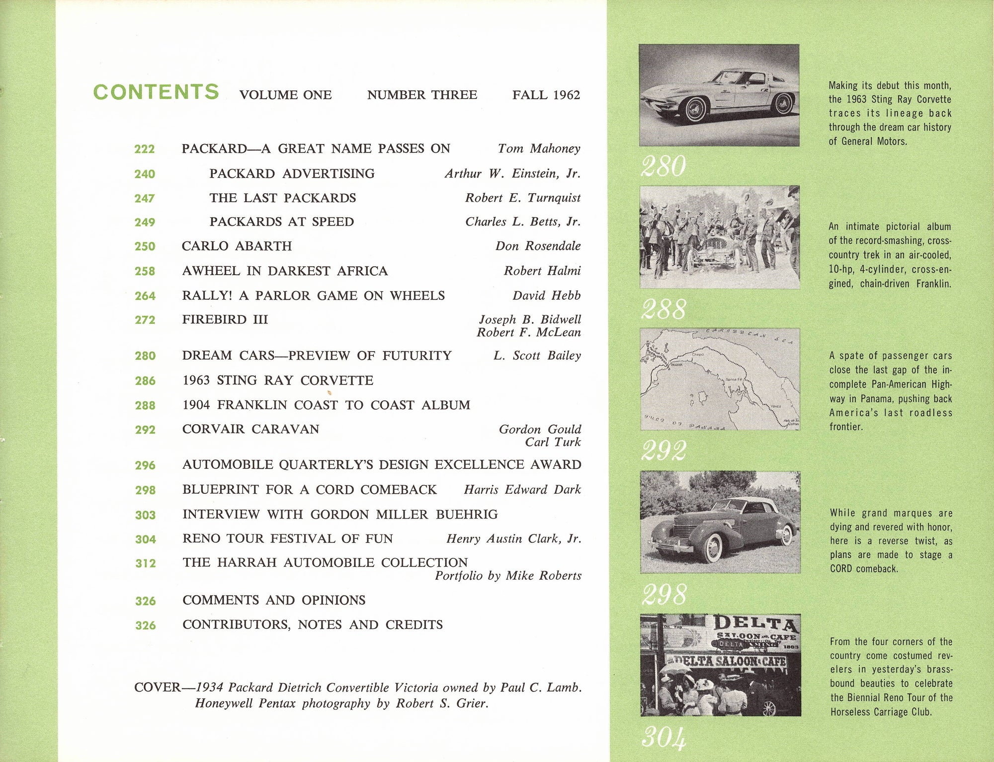 Automobile Quarterly Vol  1 N 3