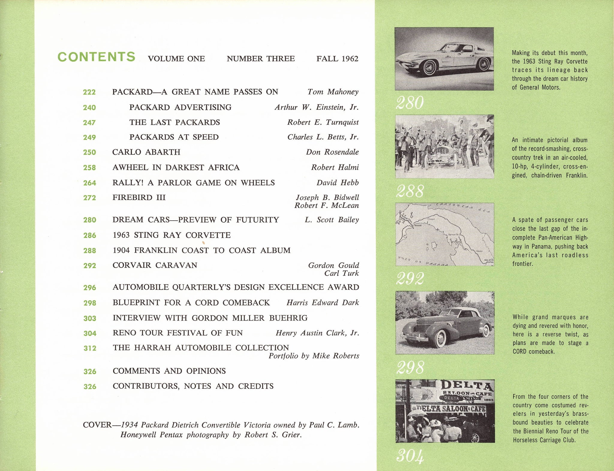 Automobile Quarterly Vol  1 N 3