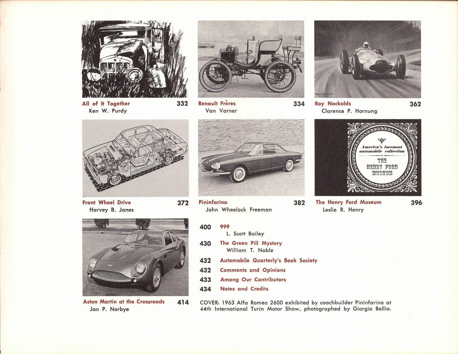Automobile Quarterly Vol  1 N 4