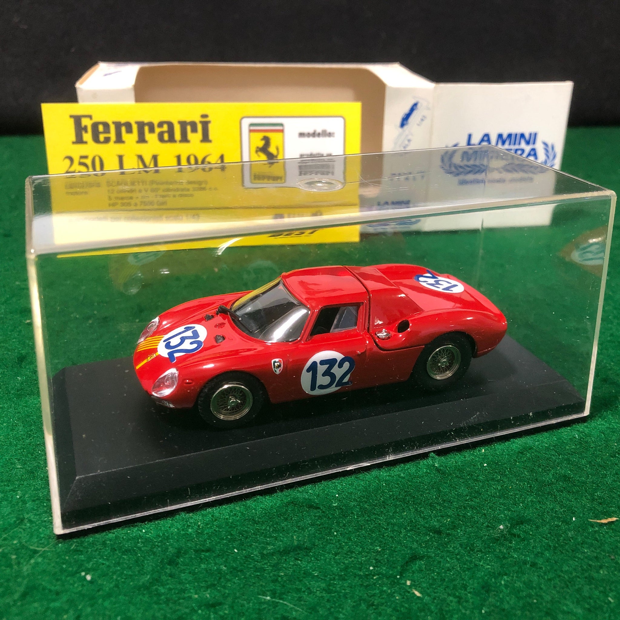Ferrari 250 LM N 132 Targa Florio 1965 by Bang 1:43 (8904) Ltd Ed Mini Miniera