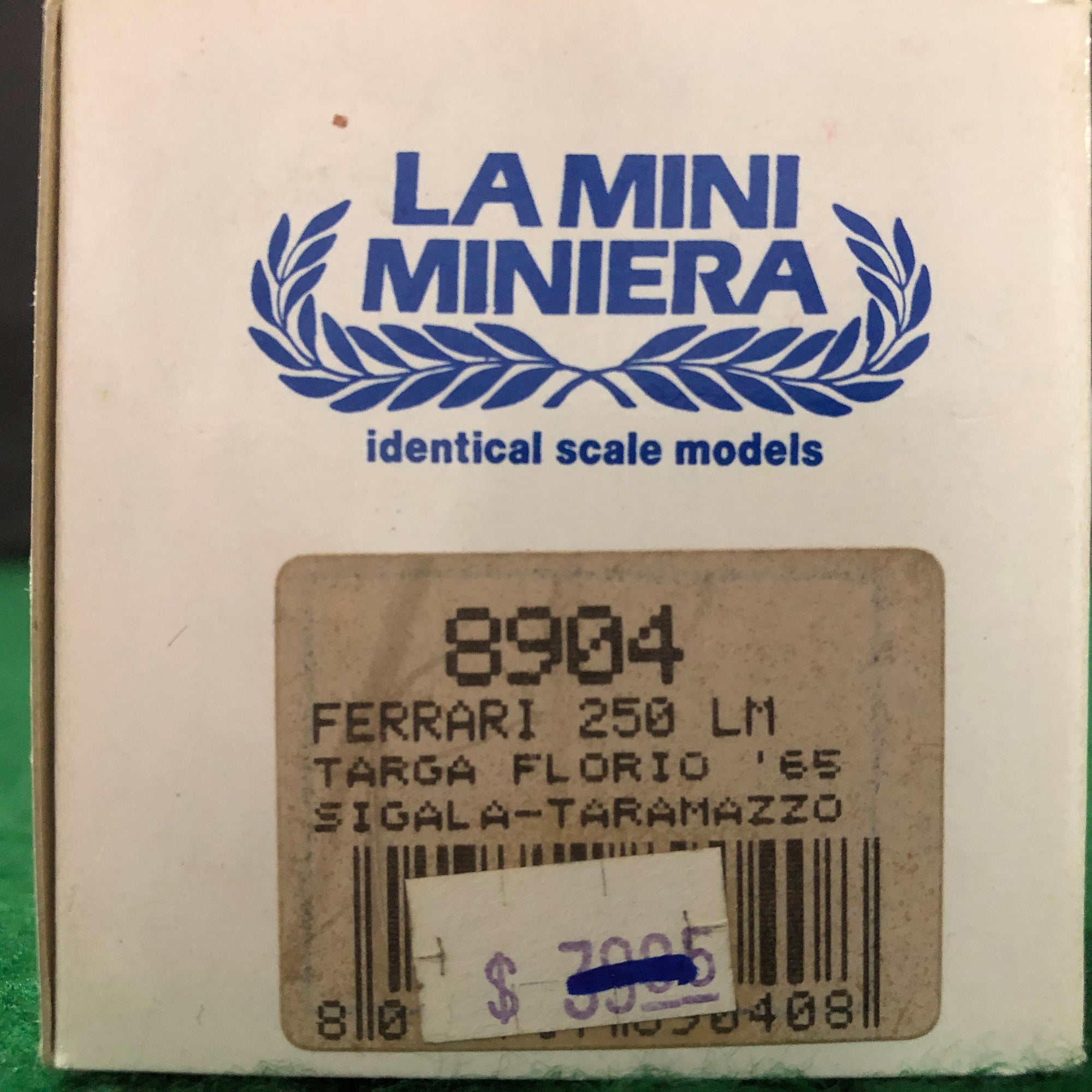 Ferrari 250 LM N 132 Targa Florio 1965 by Bang 1:43 (8904) Ltd Ed Mini Miniera