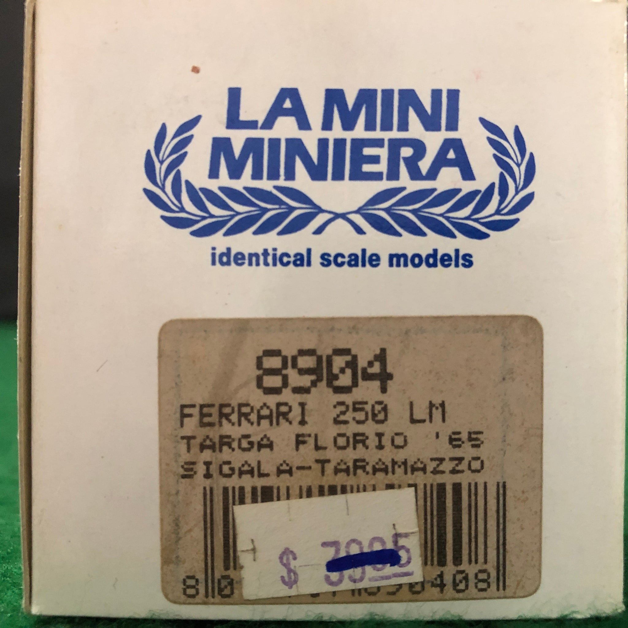 Ferrari 250 LM N 132 Targa Florio 1965 by Bang 1:43 (8904) Ltd Ed Mini Miniera