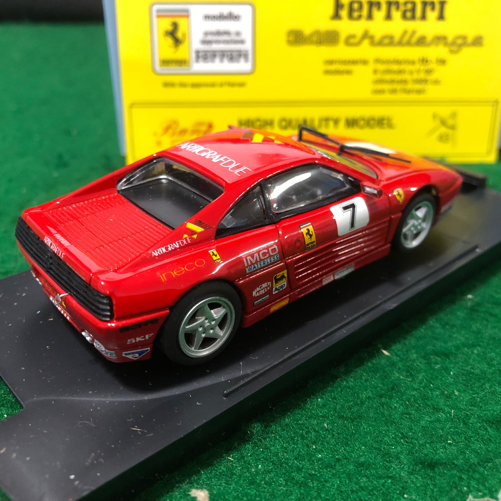 Ferrari 348 Challenge 1993 N 7 G Felin by Bang 1:43 (9307) Ltd Ed Mini Miniera