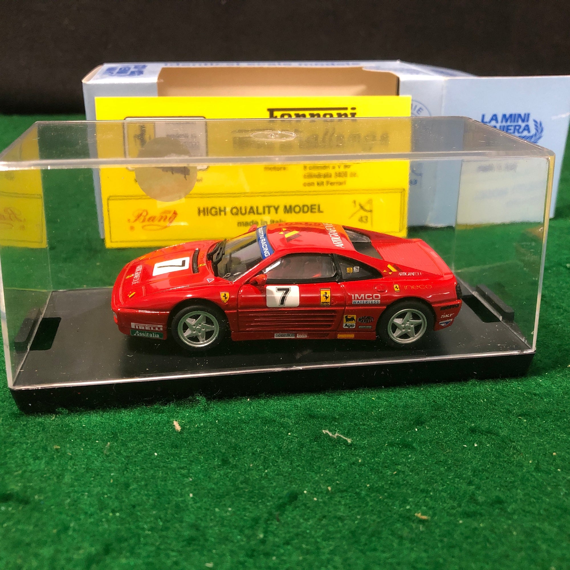 Ferrari 348 Challenge 1993 N 7 G Felin by Bang 1:43 (9307) Ltd Ed Mini Miniera