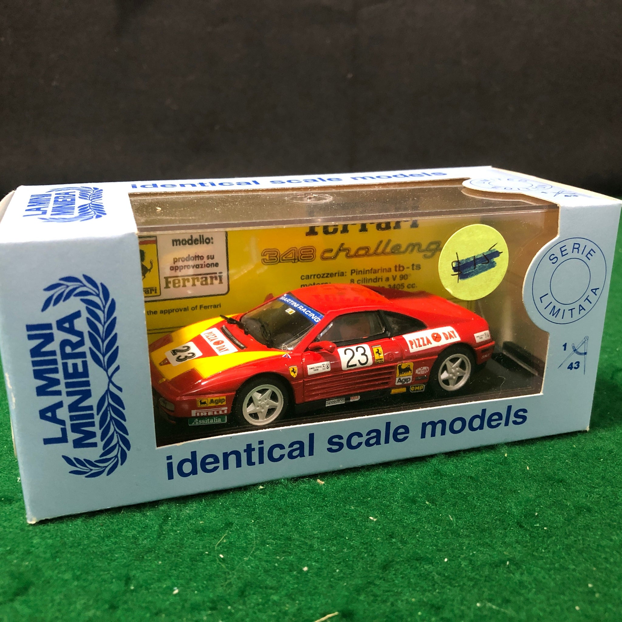 Ferrari 348 Challenge 1993 N 23 GL Giraudi by Bang 1:43 (9323) Ltd Ed Mini Miniera