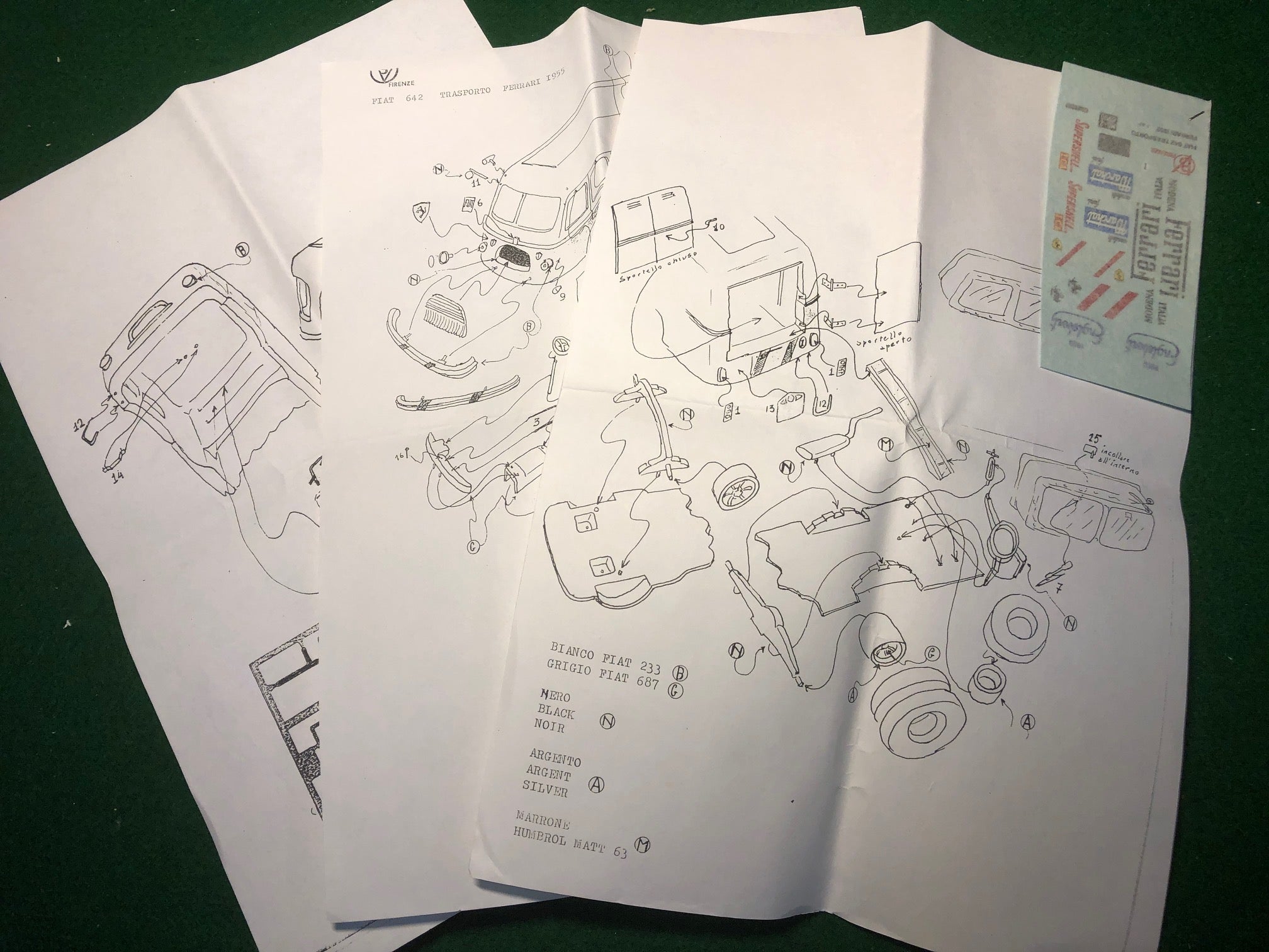 Fiat 642 - 1955 Ferrari Transporter by Barnini Valerio 1:43 (642F)