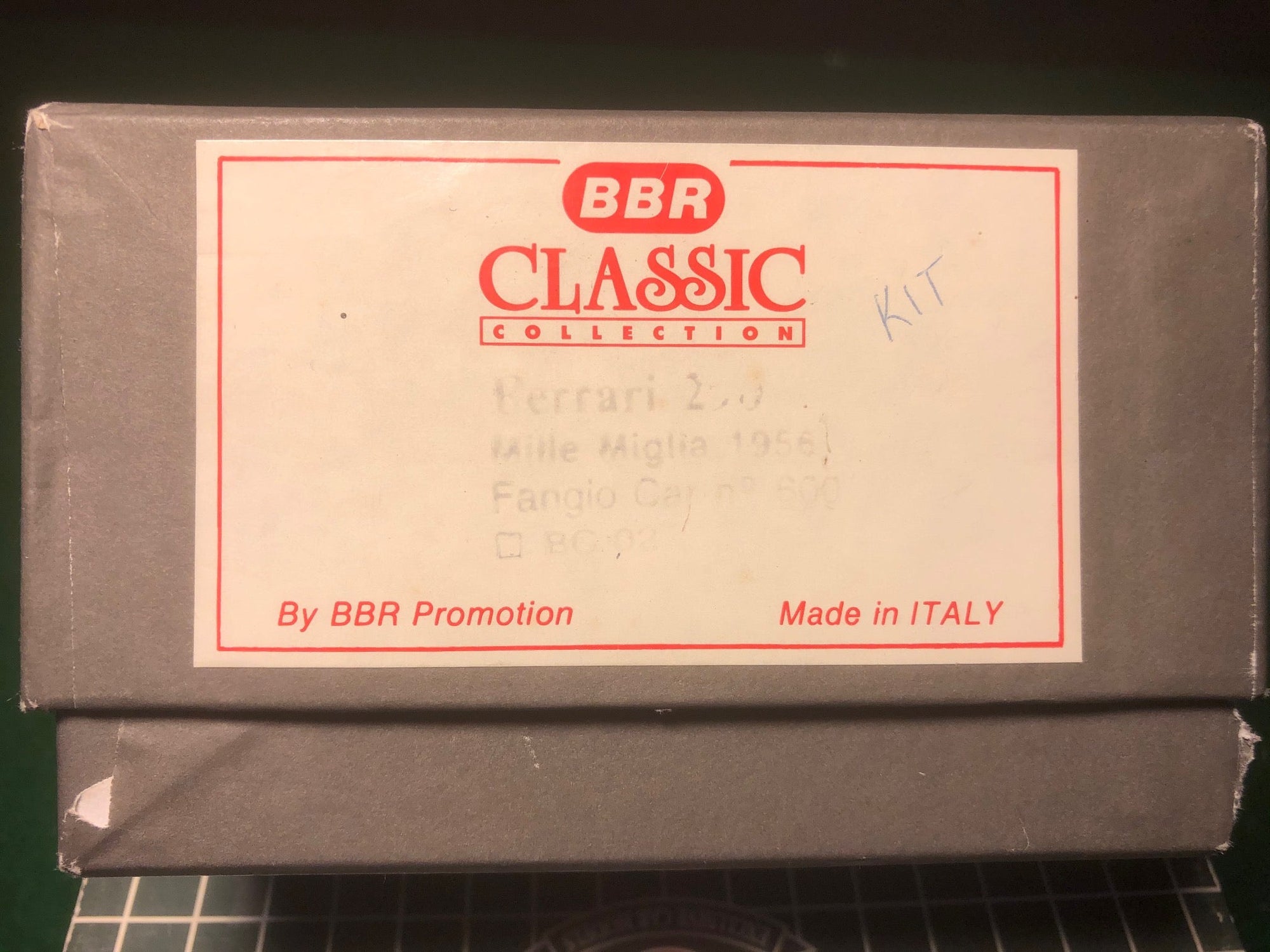 Ferrari 290 Millie Miglia 1956 Fangio Car N 60 by BBR 1:43 (BC02)