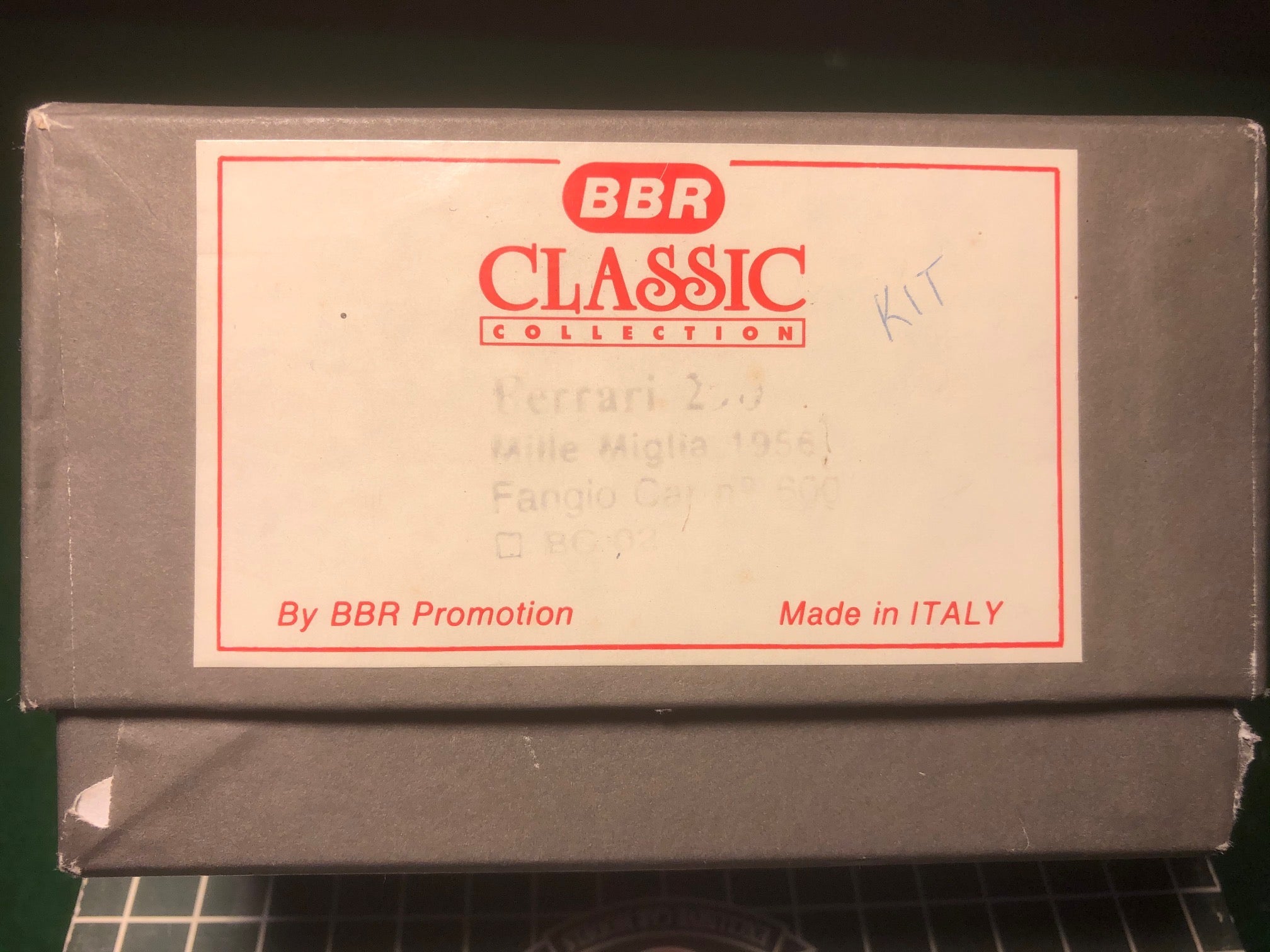 Ferrari 290 Millie Miglia 1956 Fangio Car N 60 by BBR 1:43 (BC02)