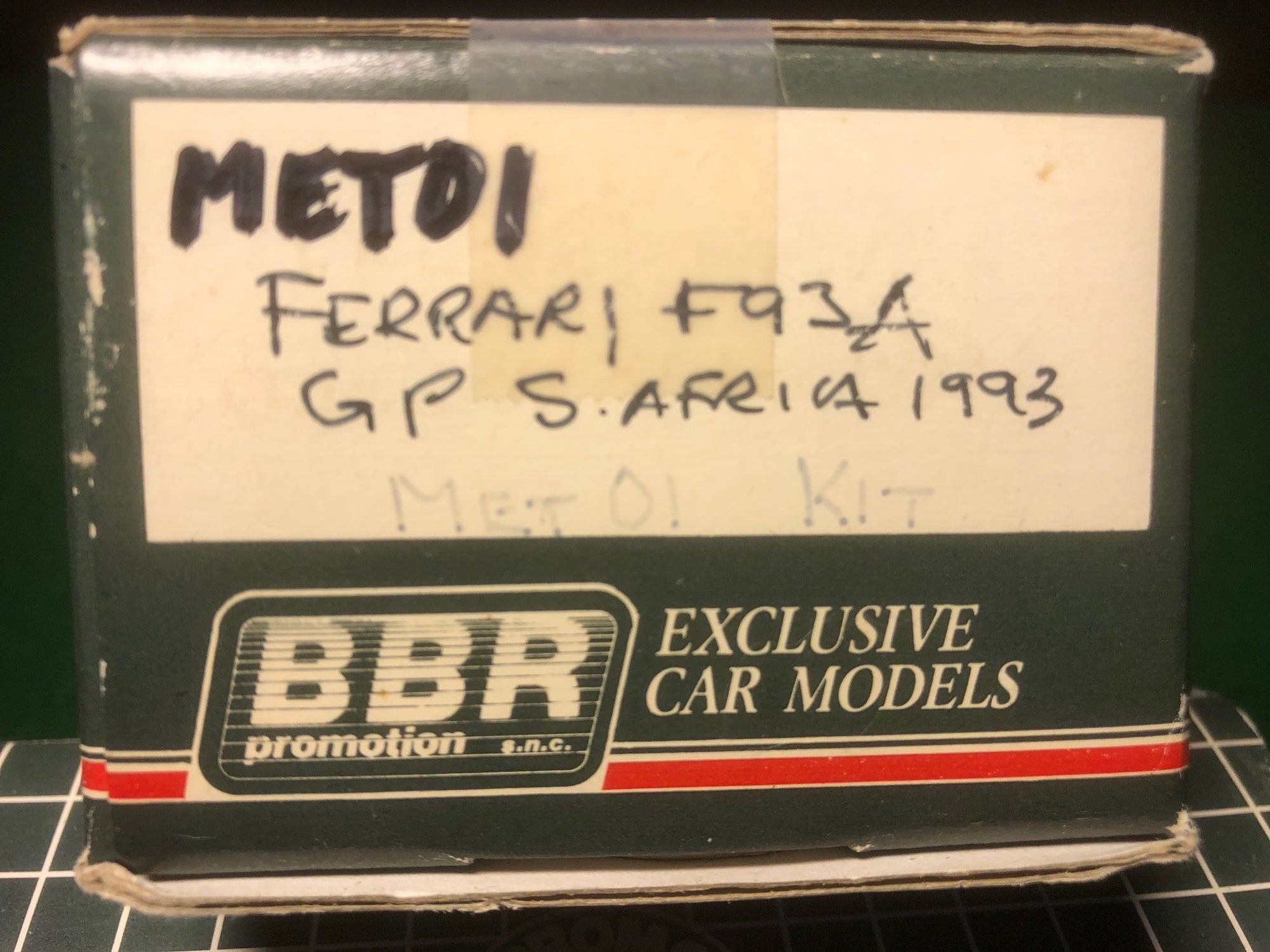 Ferrari F93A F1 GP Sud Africa 1993 N 27 Alesi of N 28 Berger by BBR 1:43 (MET01)