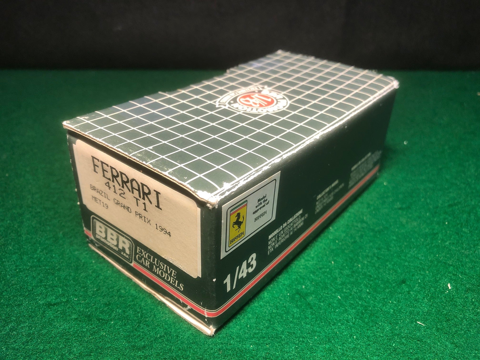 Ferrari 412 T1 GP Brazil 1994 Alesi or Berger by BBR 1:43 (MET19)