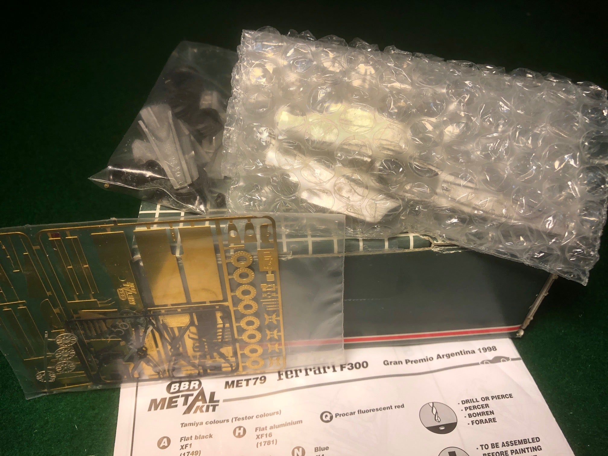 Ferrari F300 F1 1st GP Argentina 1998 by BBR 1:43 (MET79)