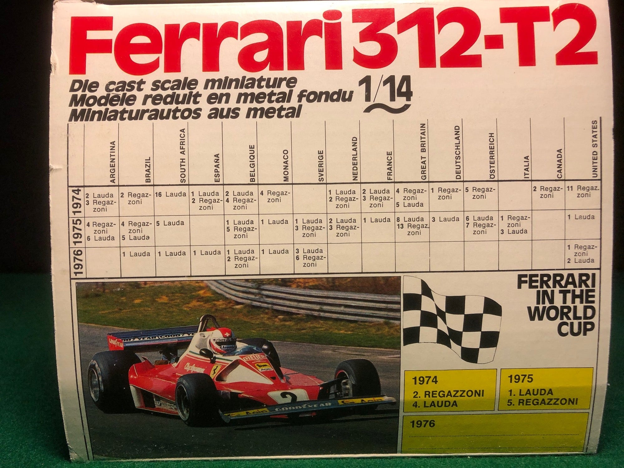 Ferrari F1 312 T2 Niki Lauda N.1 by BBurago 1:14 (2101)