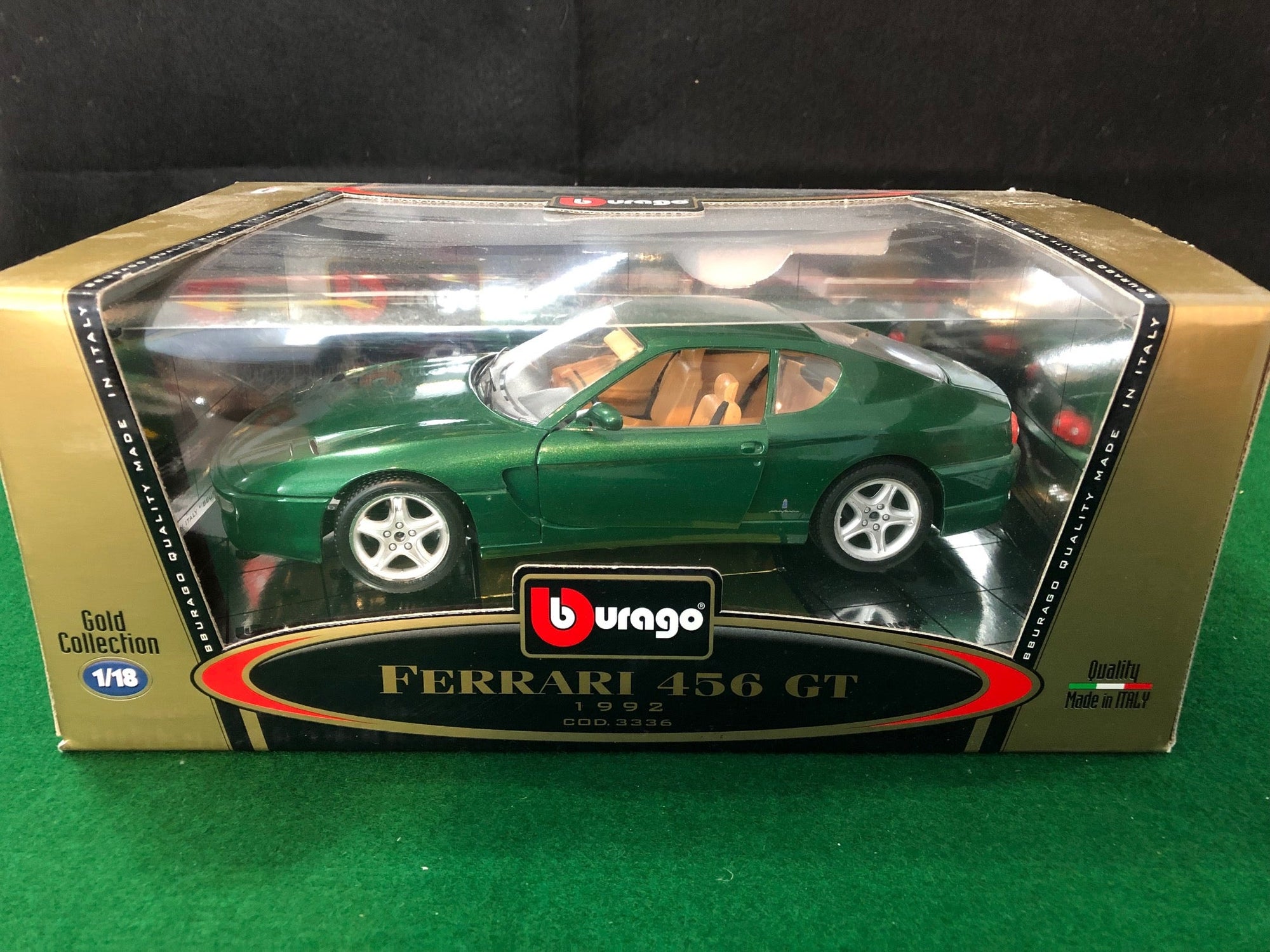 Ferrari 456 GT Metallic Green by BBurago 1:18