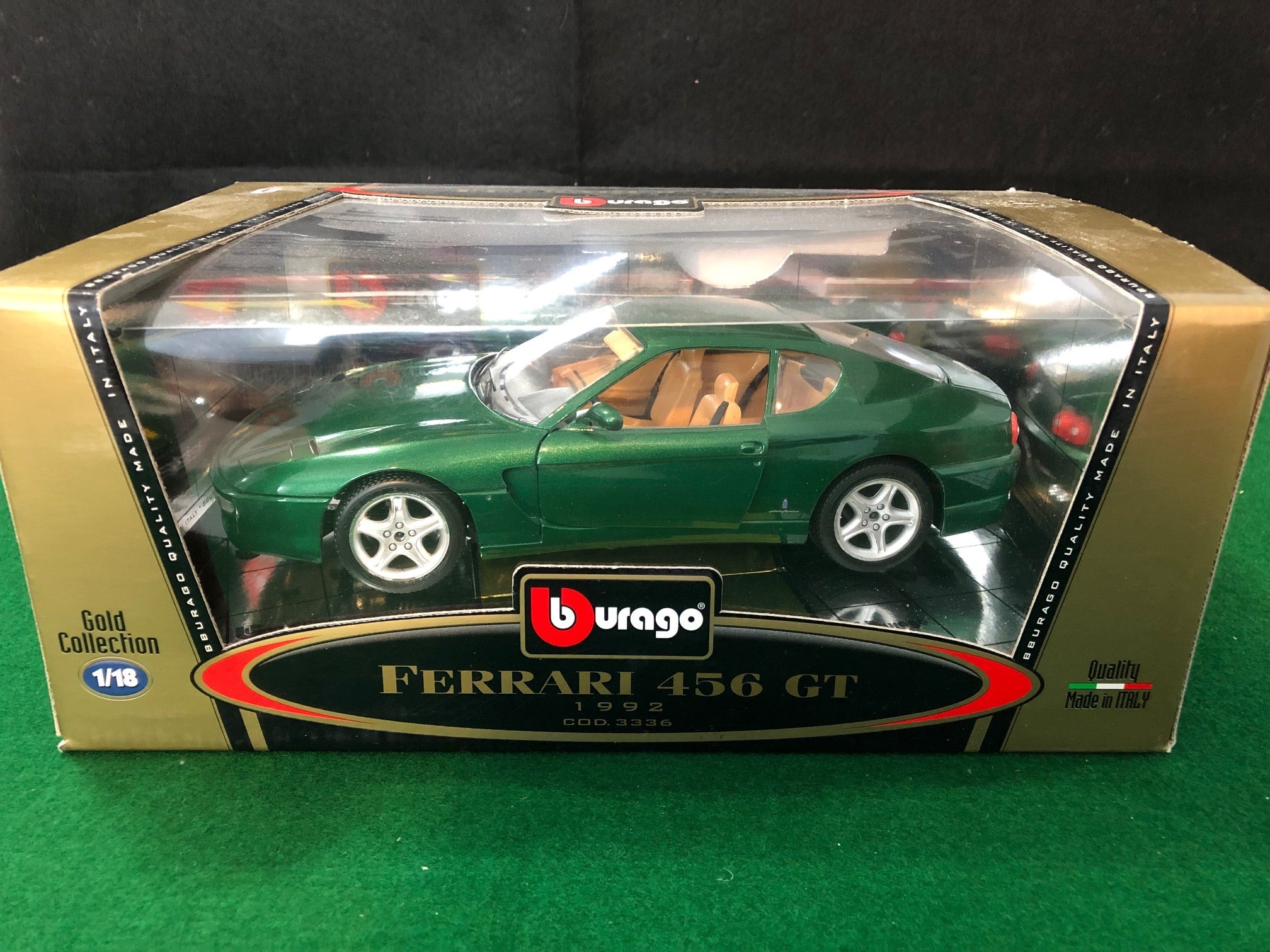 Ferrari 456 GT Metallic Green by BBurago 1:18