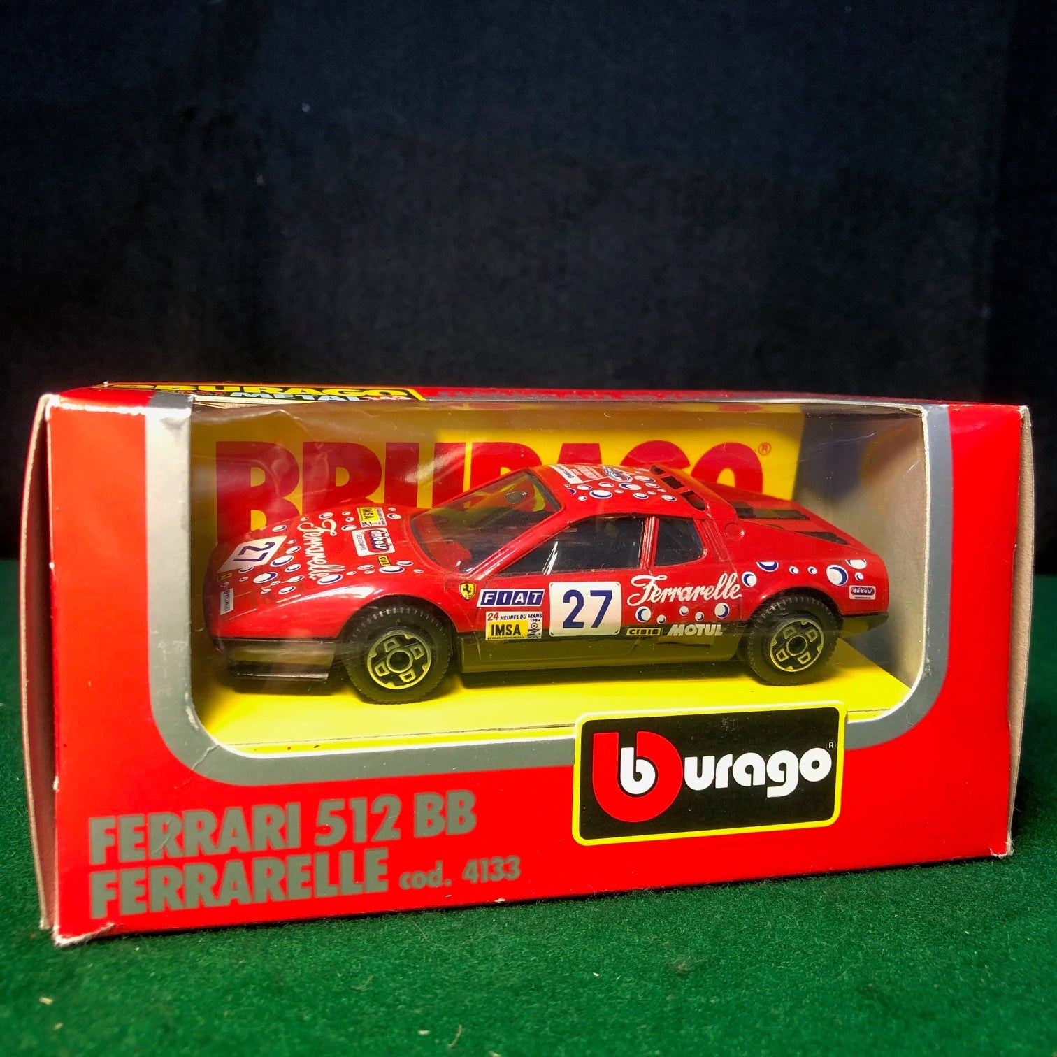 Ferrari 512 BB N 27 Ferrarelle by BBurago 1:43 (4133)