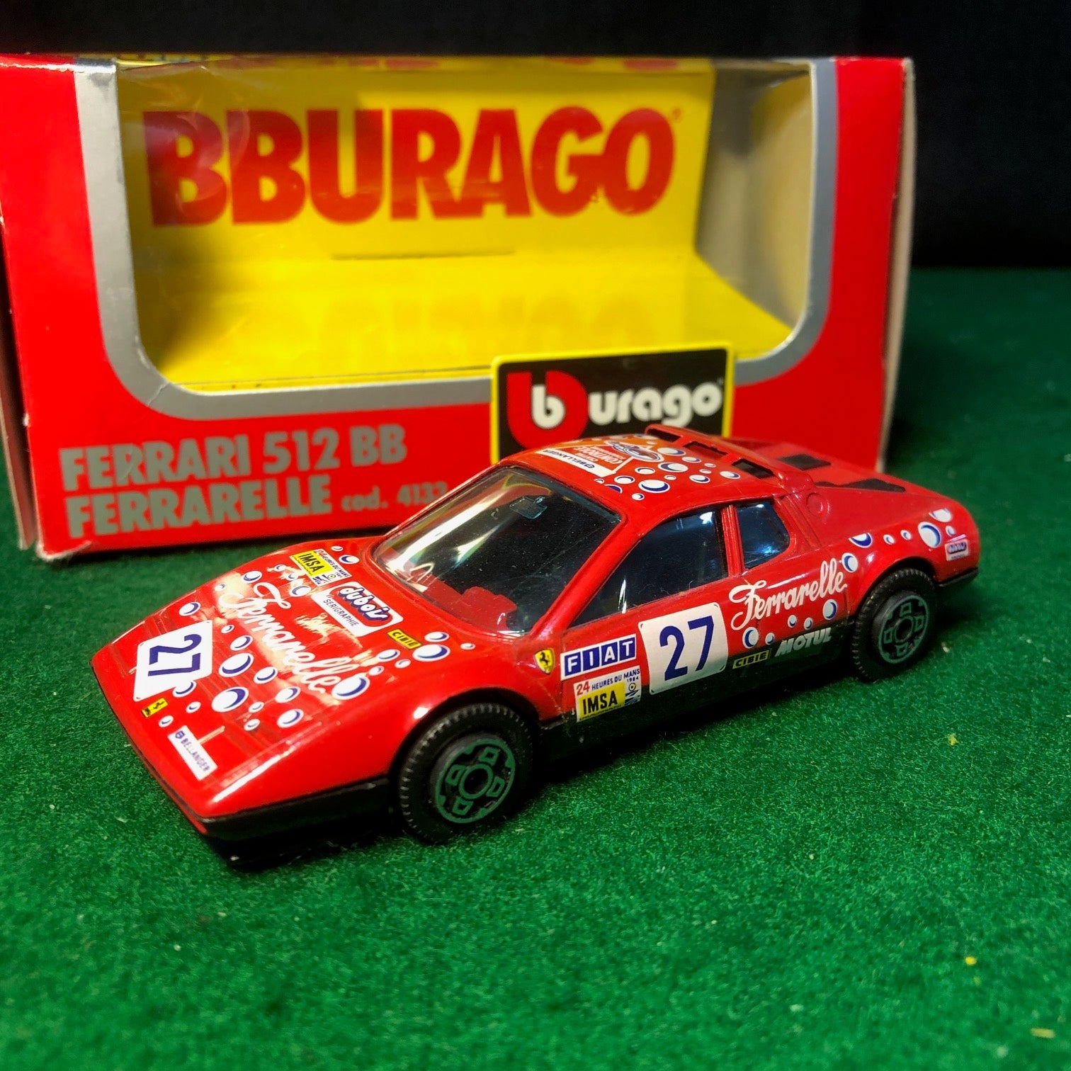 Ferrari 512 BB N 27 Ferrarelle by BBurago 1:43 (4133)