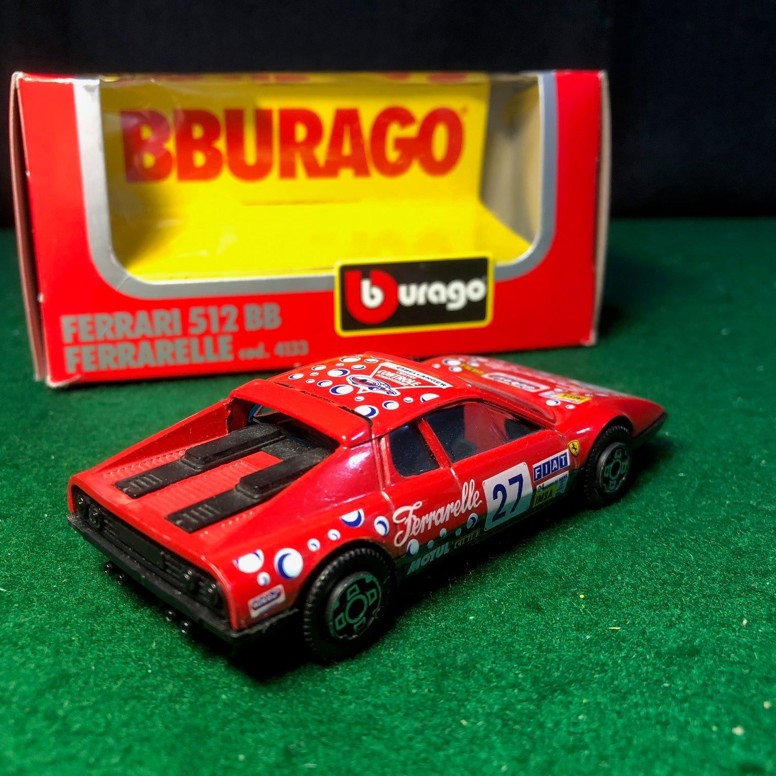 Ferrari 512 BB N 27 Ferrarelle by BBurago 1:43 (4133)