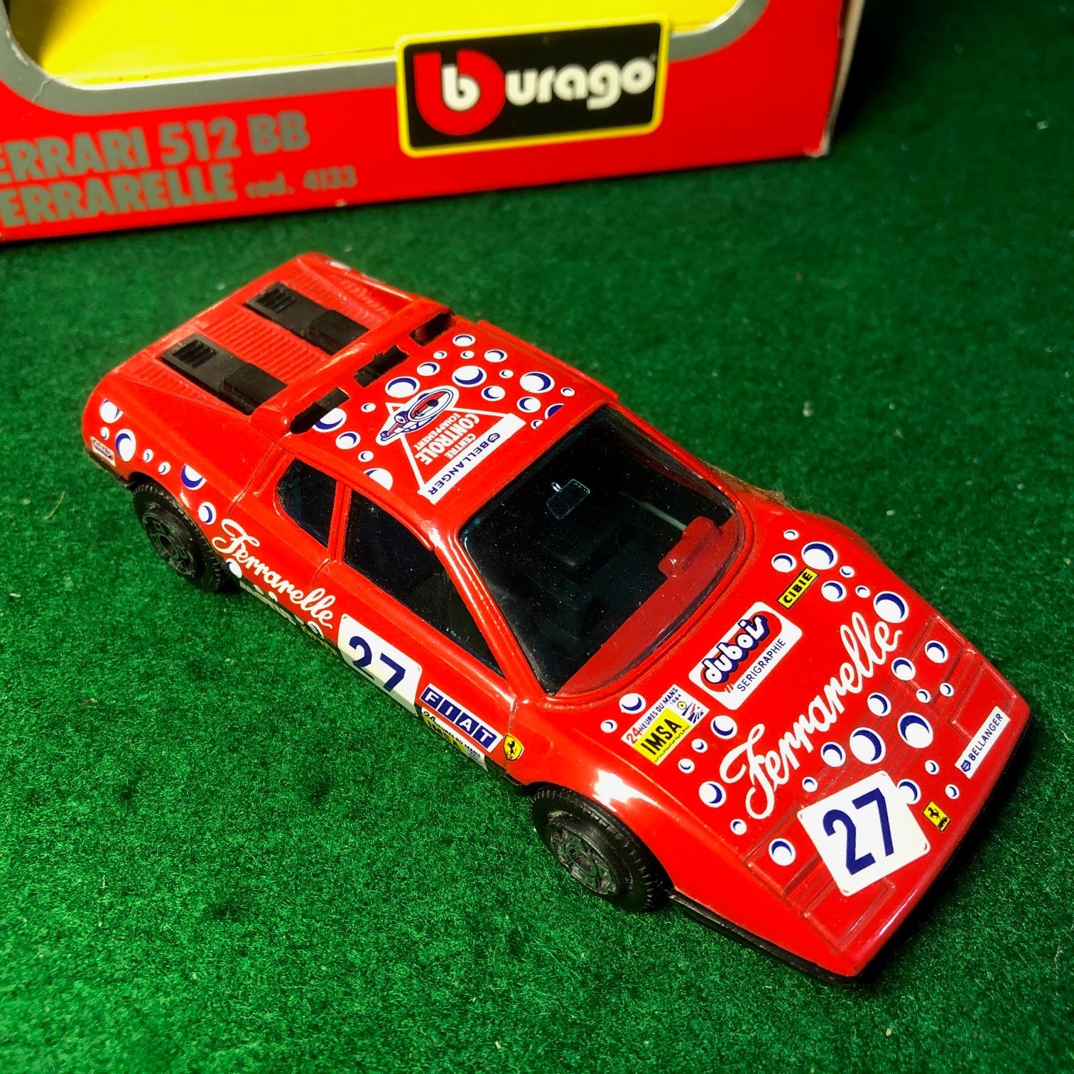 Ferrari 512 BB N 27 Ferrarelle by BBurago 1:43 (4133)