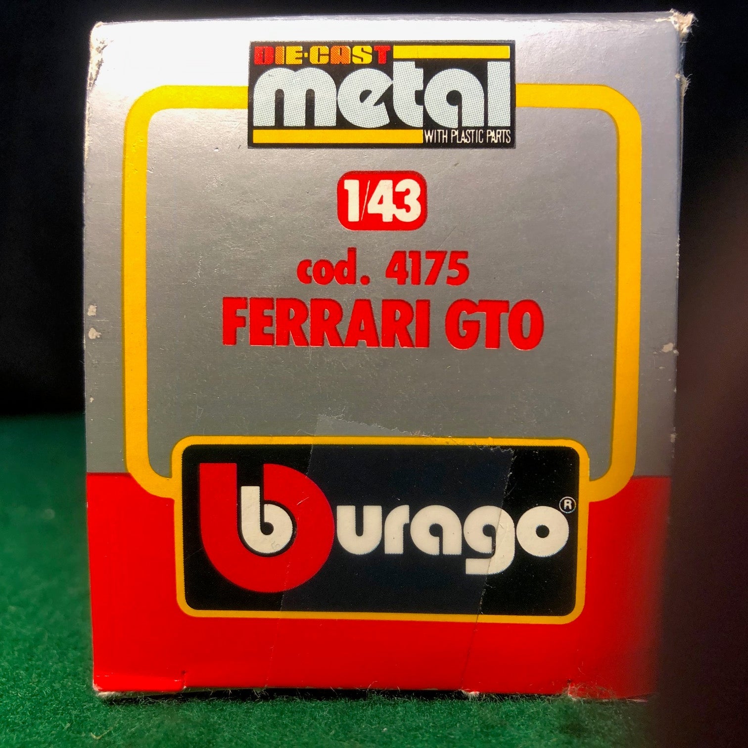 Ferrari 288 GTO Yellow by BBurago 1:43 (4175)(S Bx)