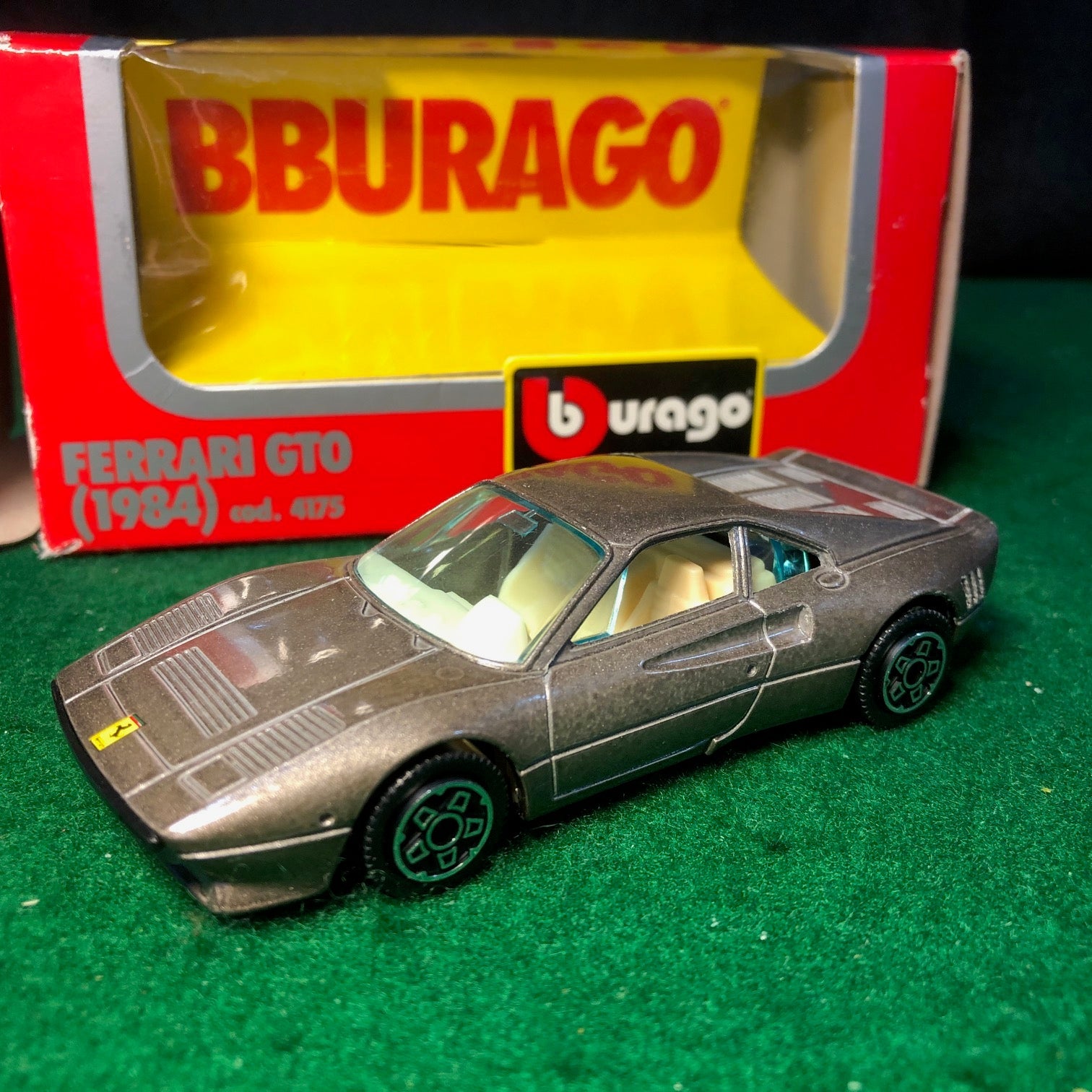 Ferrari 288 GTO Metallic Gray by BBurago 1:43 (4175)(R Bx)