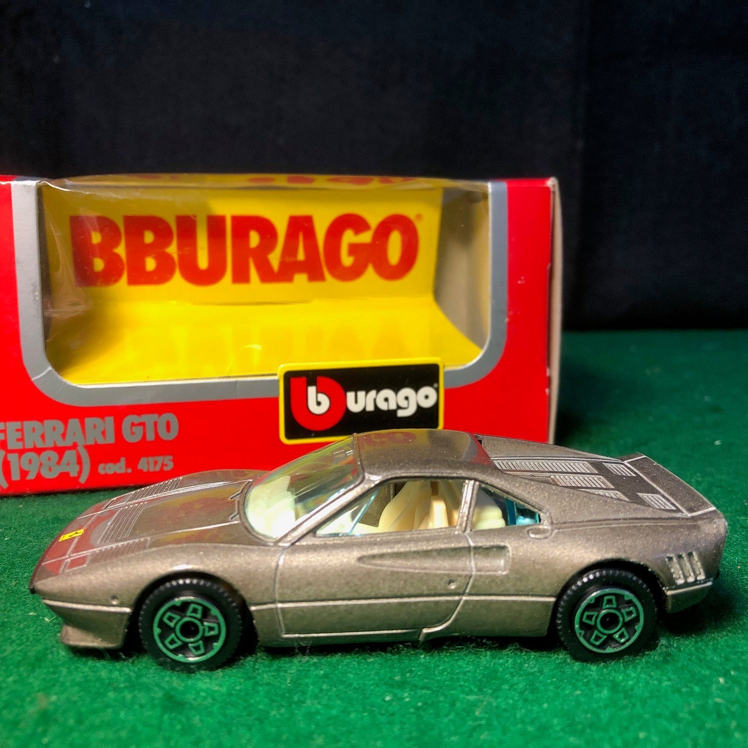 Ferrari 288 GTO Metallic Gray by BBurago 1:43 (4175)(R Bx)