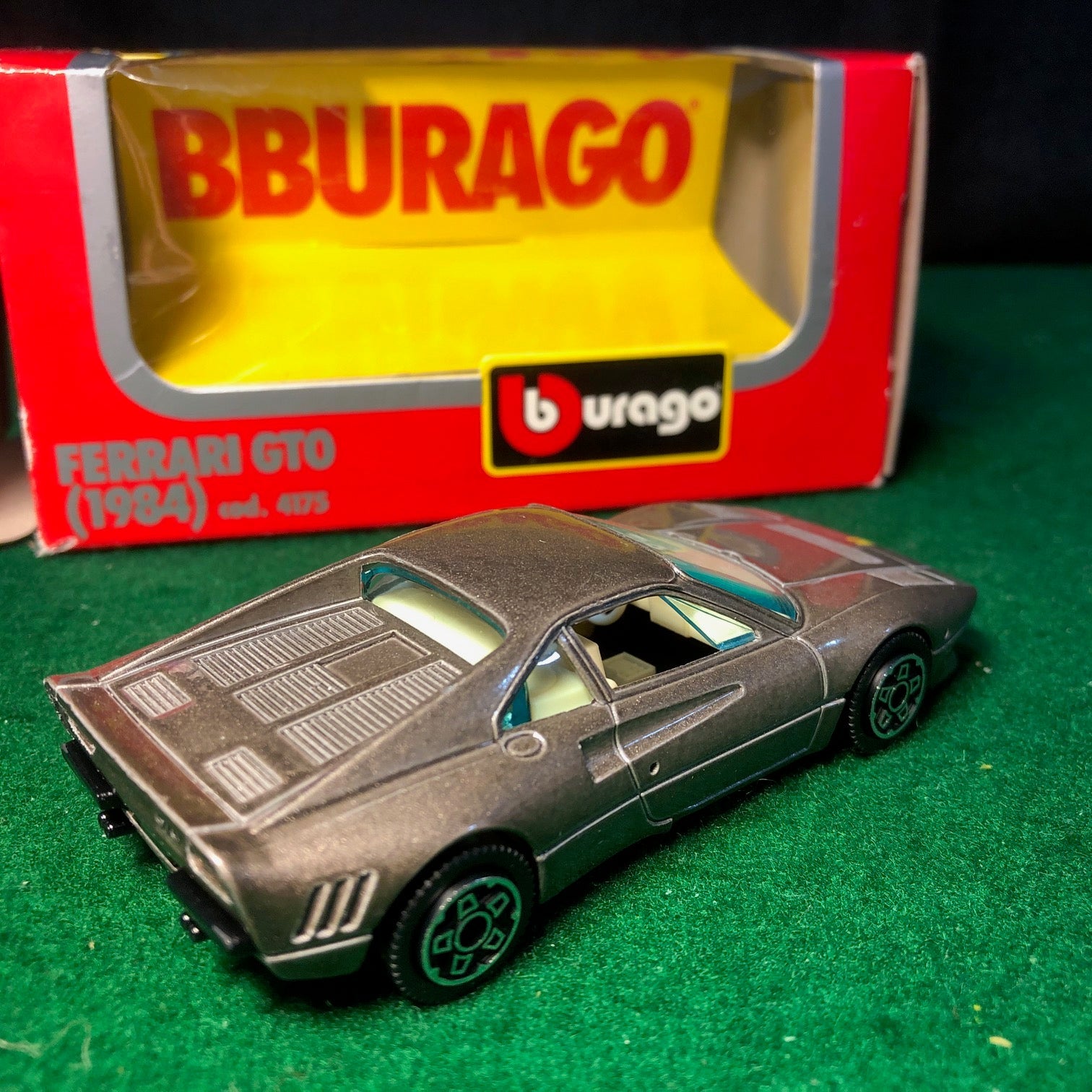 Ferrari 288 GTO Metallic Gray by BBurago 1:43 (4175)(R Bx)